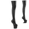 Pleaser - CRAZE3000 Cuissardes à plateforme - Noir Product image
